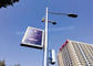 WIFI Control Outdoor Led Video Wall , High Brightness Led Display Optraffic Light Pole