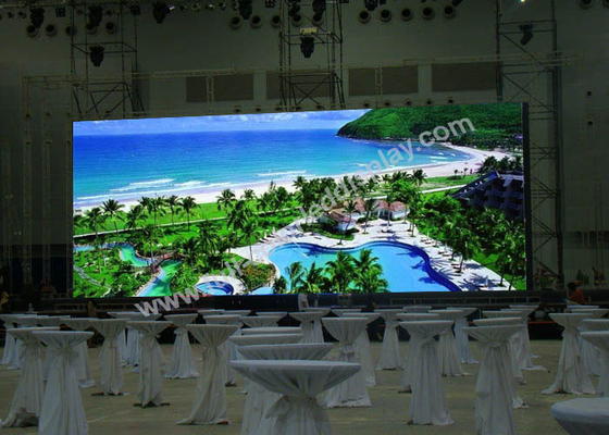 Indoor SMD3535 P4.81 Full Color LED Display Rental With Low Power Consumption